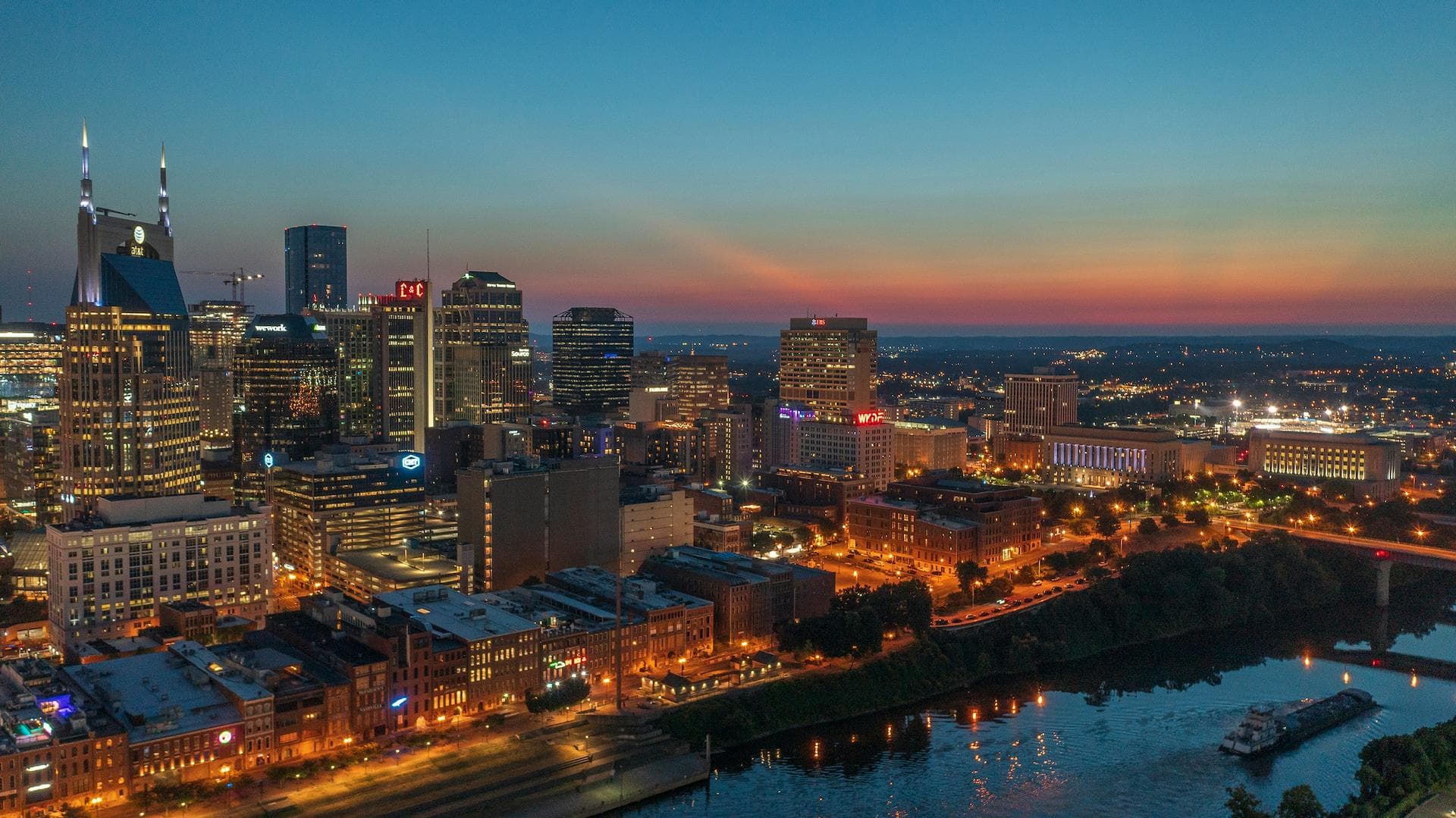 Nashville Tennessee skyline — property management by Ziser Realty